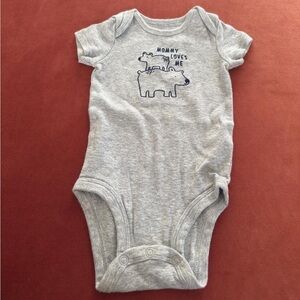Carter's Light Gray Baby Bodysuit